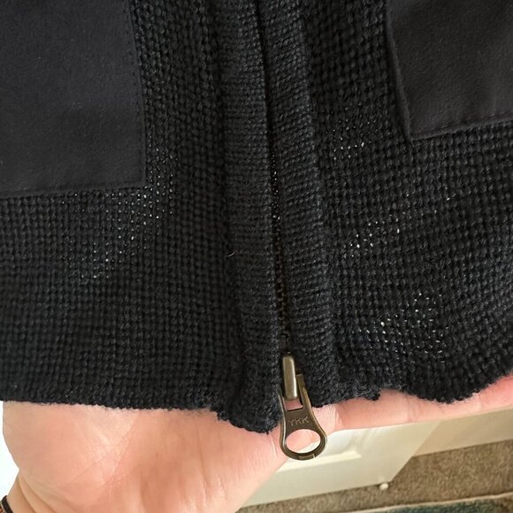 Jaclyn Smith warm black pullover sweater jumper zip crew neck plus 2X womens - Picture 6 of 13